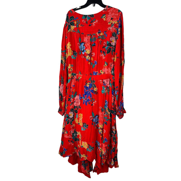 by Anthropologie Boswell Textured Wrap Tunic Faux Wrap Dress Plus Size 24W - Picture 5 of 16